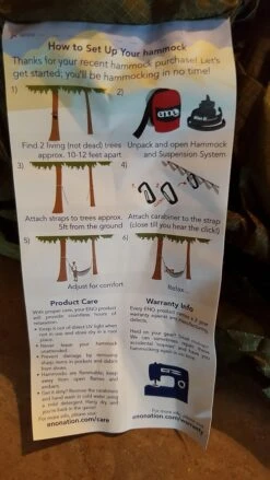 Eagles Nest Outfitters Sub7 -Camping Paradise 07 User Instructions