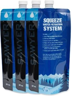 Sawyer Water Filter Squeeze Pouch -Camping Paradise 1000 335