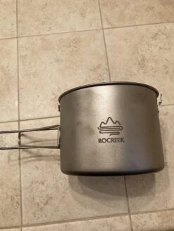 Rocreek Titanium Pot -Camping Paradise 1D02A5EF D47F 4EB4 9DB1 82A9F6777297