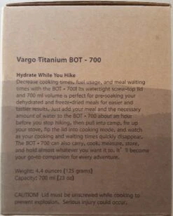 Vargo Titanium Bot 700 -Camping Paradise 2017 01 21 13 32 46