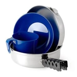 GSI Outdoors Glacier Stainless Steel Mess Kit -Camping Paradise GSISMK