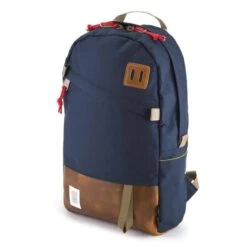 Topo Designs Daypack Leather -Camping Paradise daypack navy brown leather2x rsz 01098.1660844887