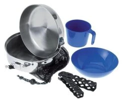 GSI Outdoors Glacier Stainless Steel Mess Kit -Camping Paradise image 2394
