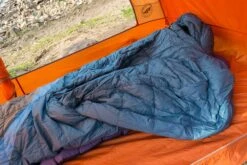Sierra Designs Night Cap 20 -Camping Paradise laid out folded over