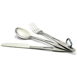 Toaks Titanium 3-Piece Cutlery Set -Camping Paradise true